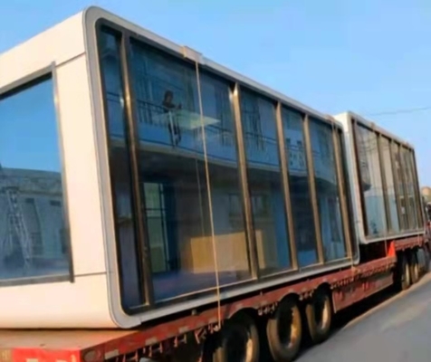 Maisons pliantes détachables blanches de conteneur de Grey Prefab Folding Container House