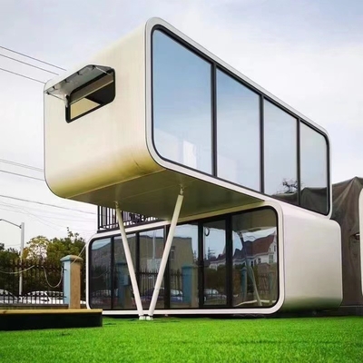 Maison préfabriquée extérieure de vie et de travail Apple Cabin Design Office Pod