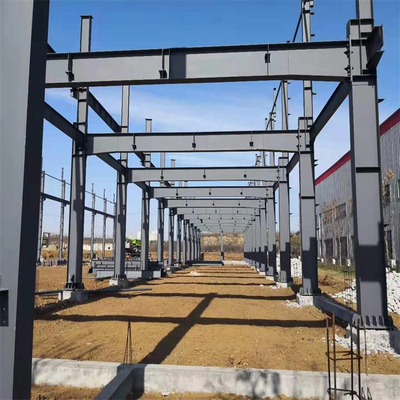 Q235 / Q355 Construction d'un atelier d'acier préfabriqué en acier structurel au carbone