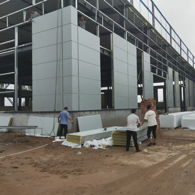 Construction préfabriquée Atelier de construction en acier Résistance au tremblement de terre et au vent