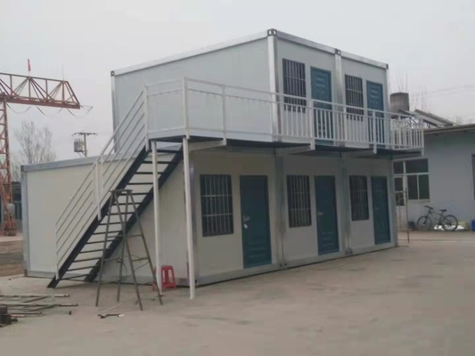 Villa préfabriquée de mesure de Chambre préfabriquée légère de structure métallique pour la résistance aux intempéries de résidence