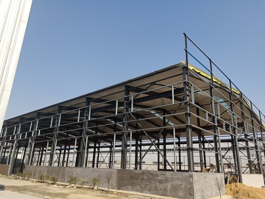 Haute construction en acier préfabriquée anti-incendie du bâtiment de centre d'activité de stade