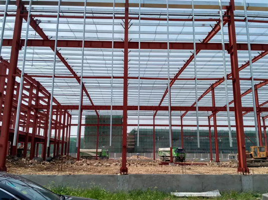 Centre commercial en acier industriel agricole imperméable de structure métallique des bâtiments PEB