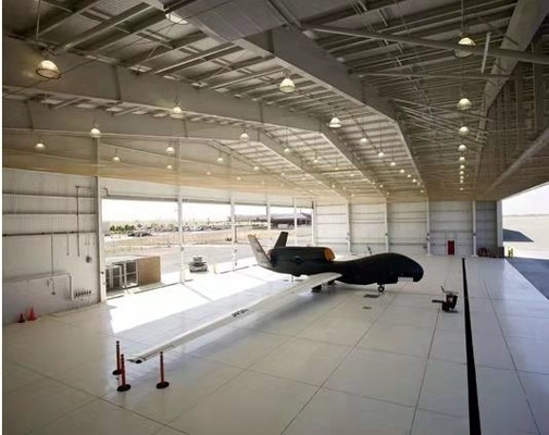 Q235 adapté aux besoins du client Q345 a préfabriqué l'étage unique de hangars d'avions