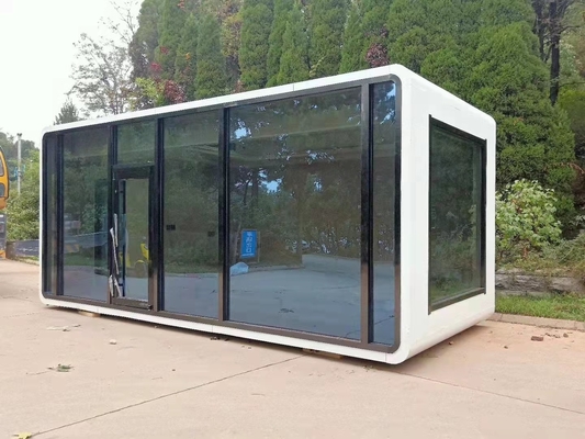 LANGE a lancé les maisons expansibles portatives 13.92m2 de Chambre de conteneur de paquet plat
