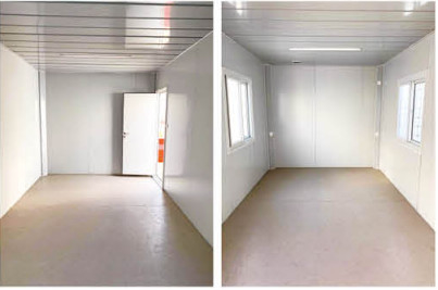 Maison de luxe de conteneur de paquet plat de Chambre minuscule mobile portative préfabriquée