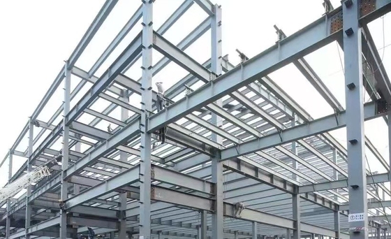 Structure métallique en acier d'entrepôt d'atelier de bâtiments de grande envergure d'ODM