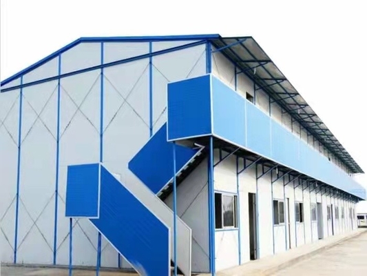 La Chambre galvanisée Q355B de Lgsf d'immersion chaude allument des maisons de cadre en acier se réunissent vite