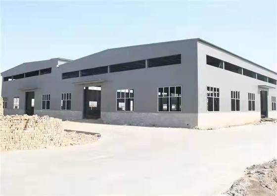 Construction galvanisée par construction préfabriquée industrielle de structure métallique imperméable