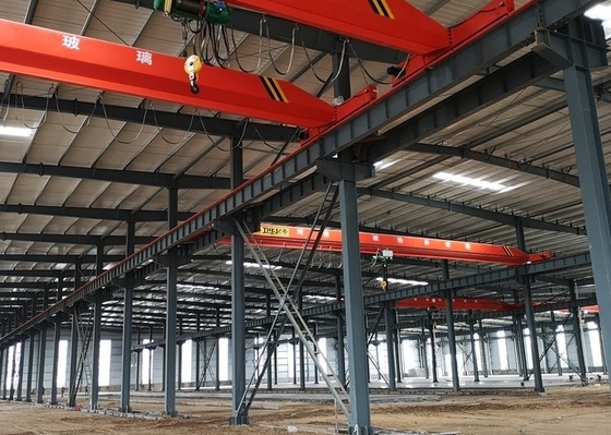 Métal préfabriqué de la CE encadrant Crane Workshop Steel Structure Houses