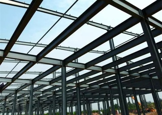Usine préfabriquée d'Assemblée rapide d'atelier de structure d'acier de construction de carbone grande