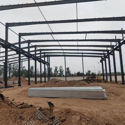 Entrepôt en acier préfabriqué imperméable de bâtiments à pans de bois de construction métallique